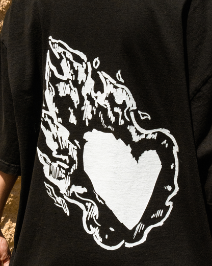 Oversized Jesus Freak T-Shirt (Black/White)