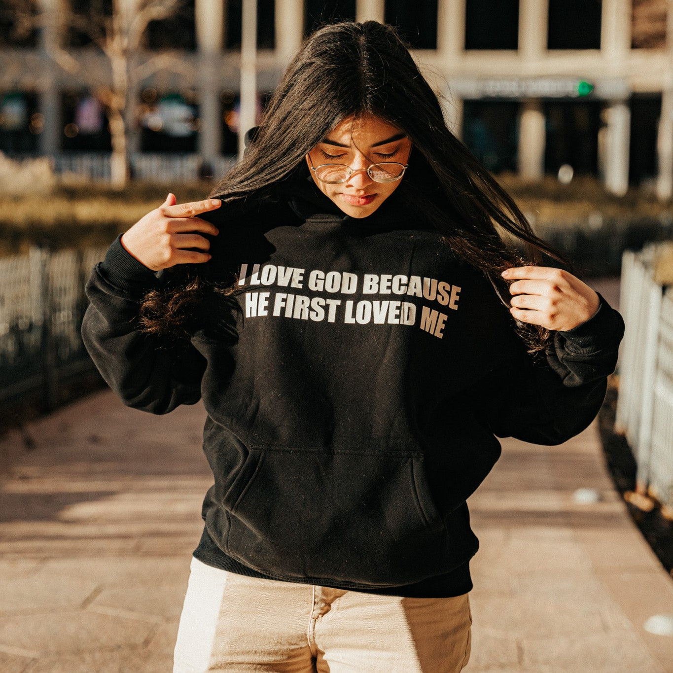 "First Loved" Hoodies (Black/White)