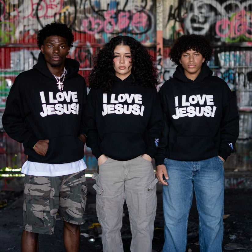 "I LOVE JESUS!" HOODIES