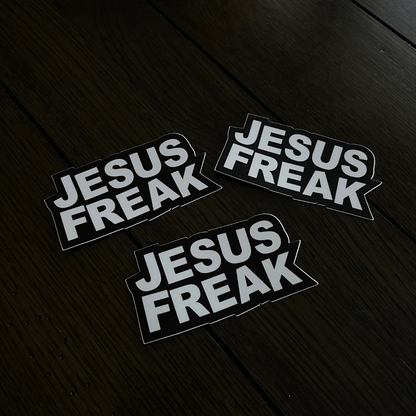 Jesus Freak Sticker pack (3 Stickers)